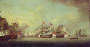 Thomas Craskell Knowles action off Havana France oil painting artist